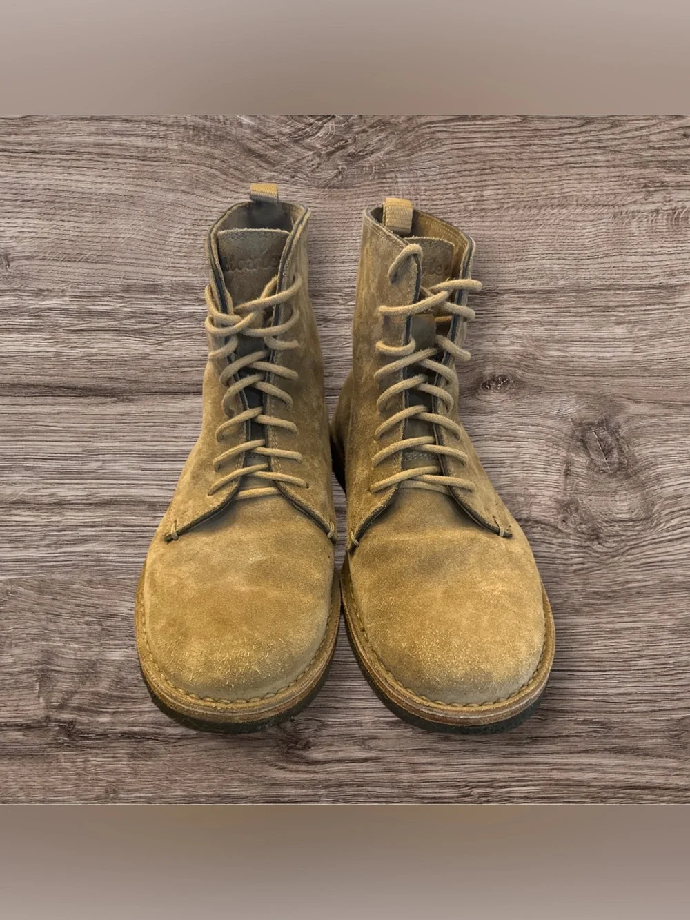 Astorflex Men's Bootflex Boot In Stone Suede Italian Calf Leather Size 8.5 US